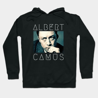 Albert  camus portrait art Hoodie